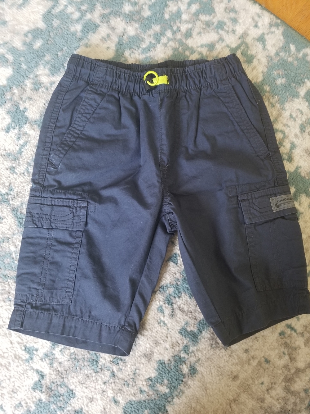 Unionbay Boys Cargo Shorts Blue XS (5/6) Cotton